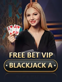 Free Bet VIP Blackjack, table A game artwork