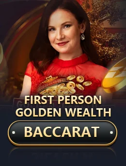 First Person Golden Wealth Baccarat RNG game artwork