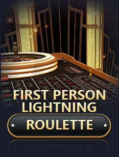 First Person Lightning Roulette RNG game artwork