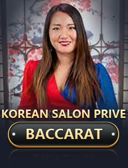 Korean salon prive baccarat game artwork