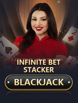 Infinite bet stacker blackjack game artwork