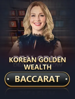 Korean golden wealth baccarat game artwork